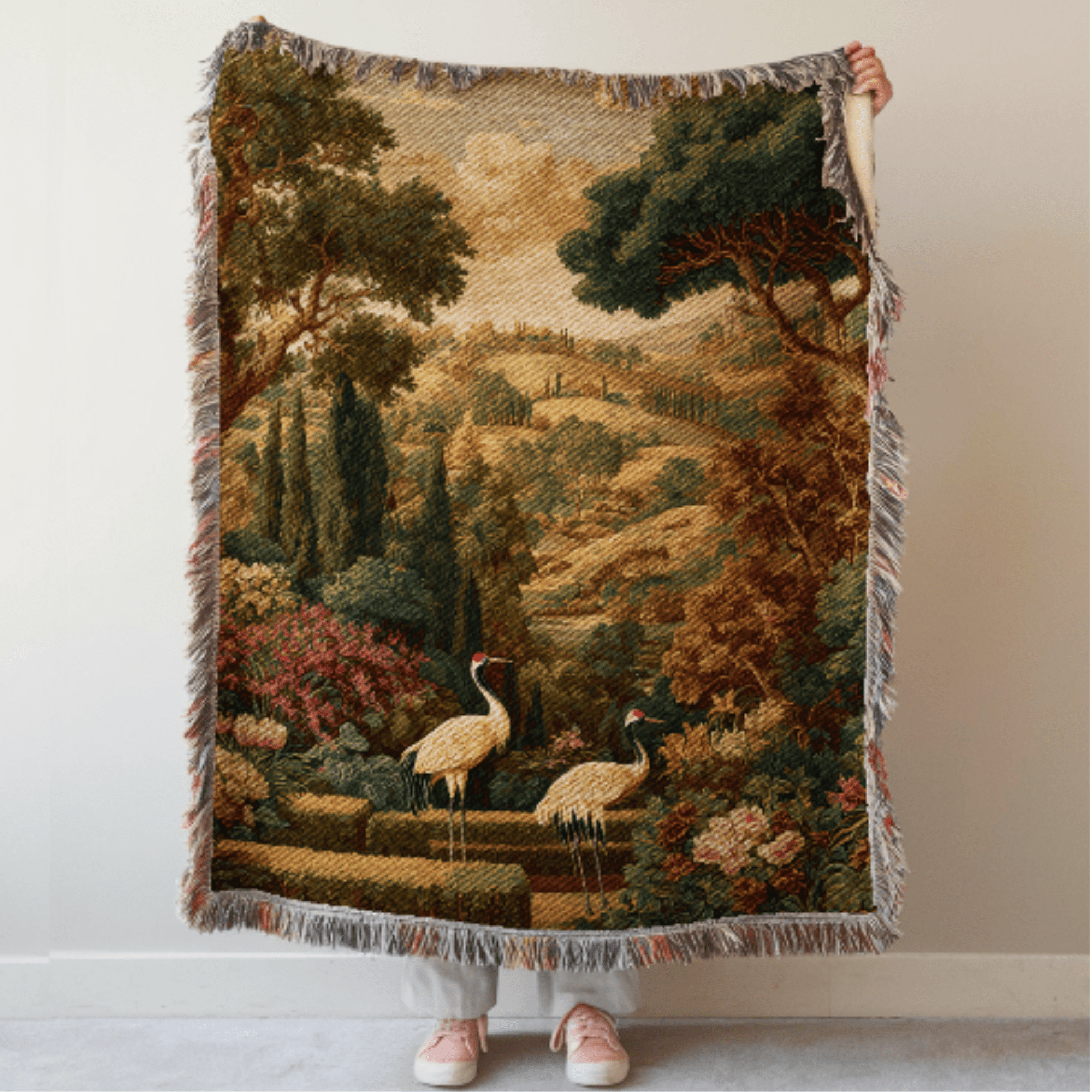 Art Nouveau Woven Blanket - Ceelily Inspire