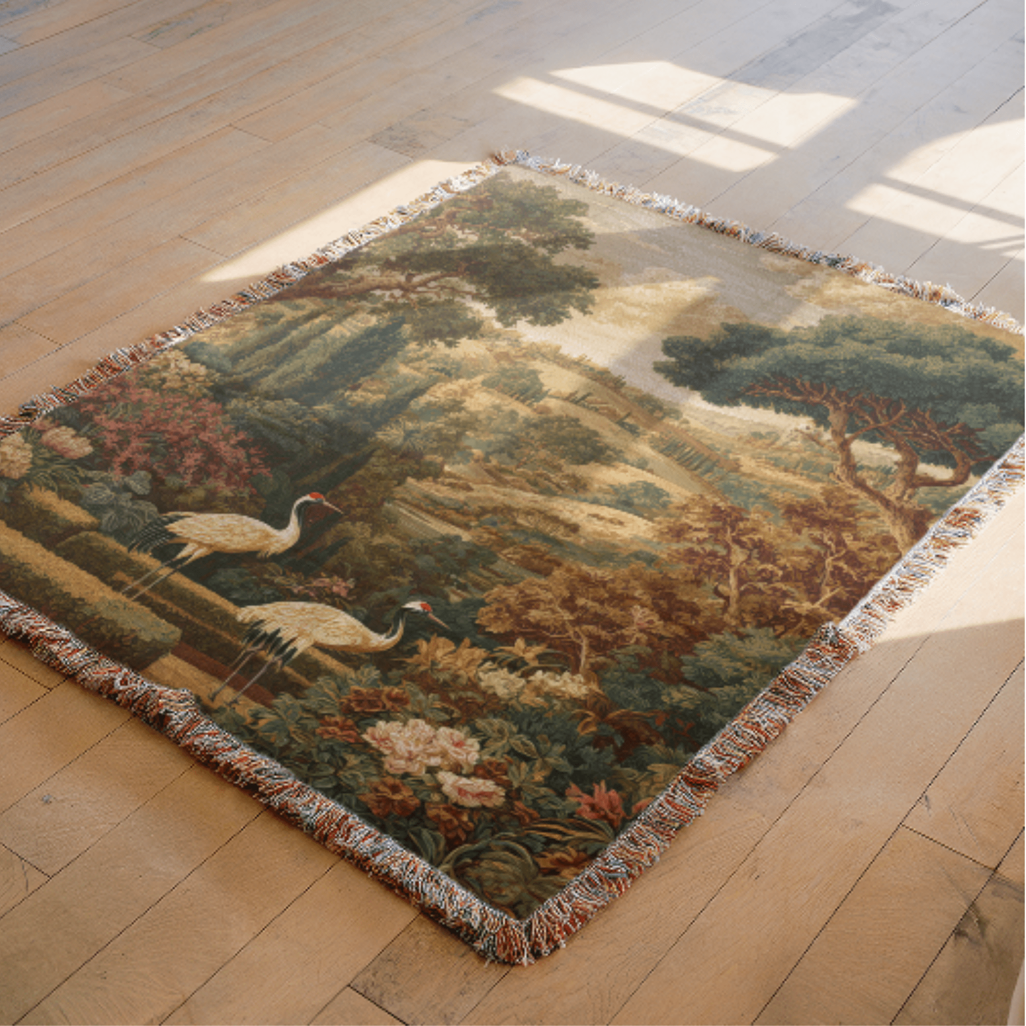 Art Nouveau Woven Blanket - Ceelily Inspire