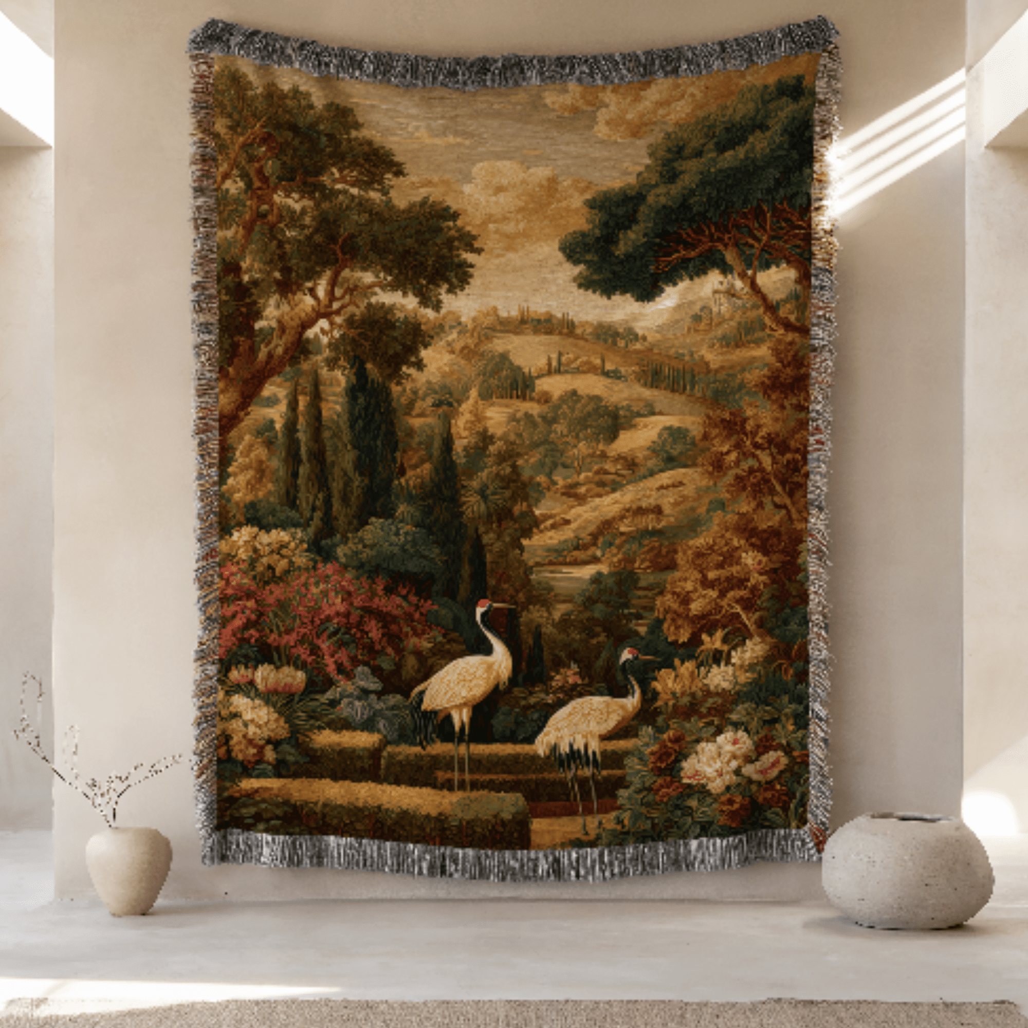 Art Nouveau Woven Blanket - Ceelily Inspire