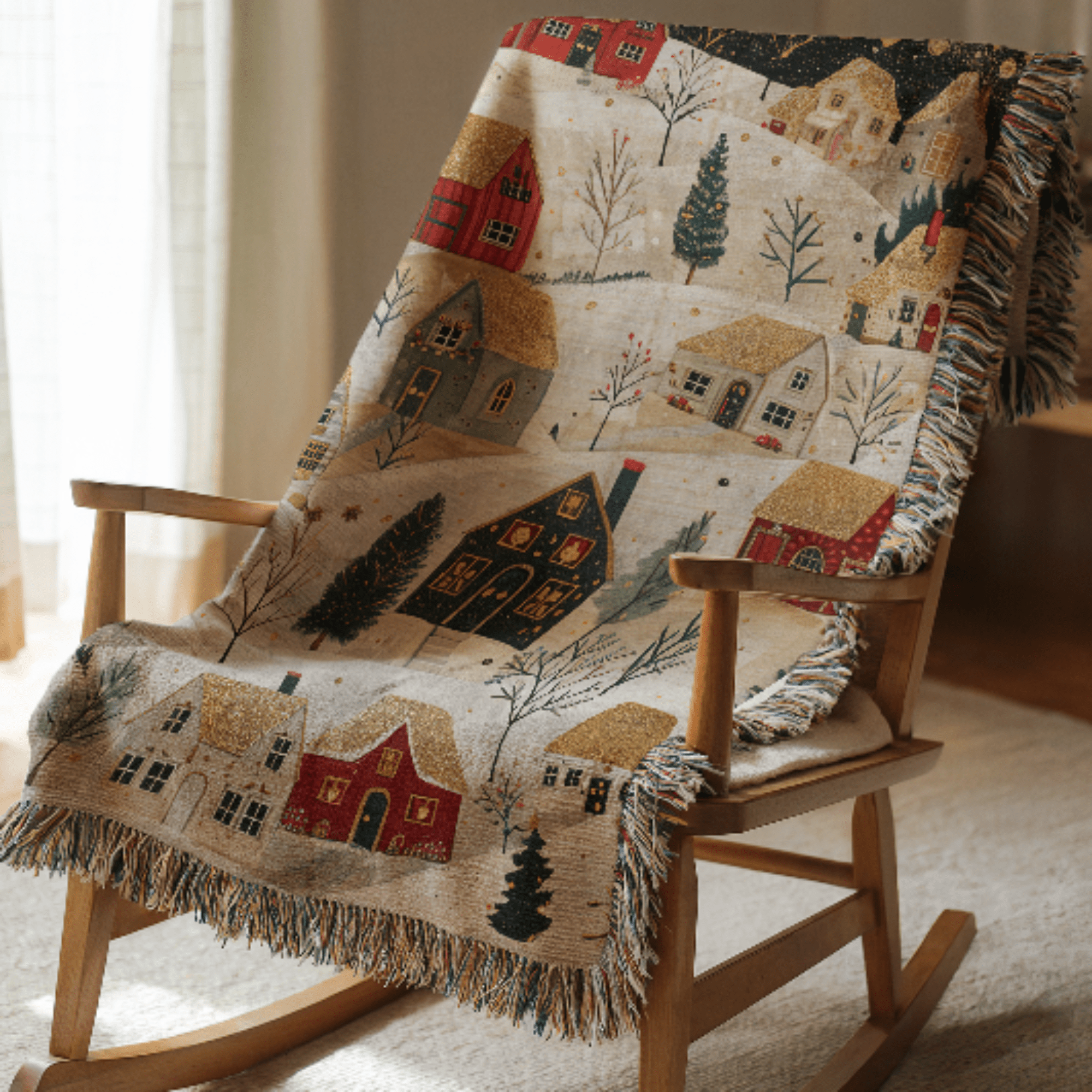 Christmas Woven Blanket - Ceelily Inspire