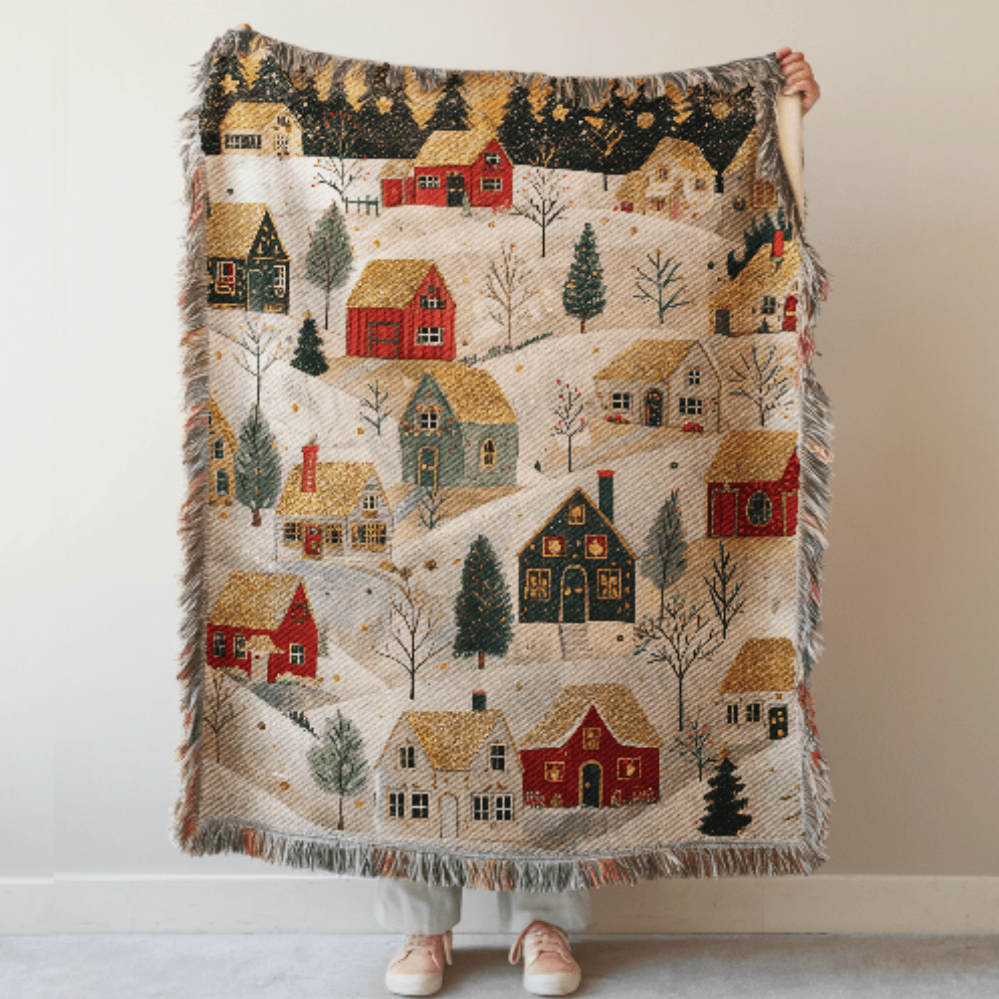 Christmas Woven Blanket - Ceelily Inspire