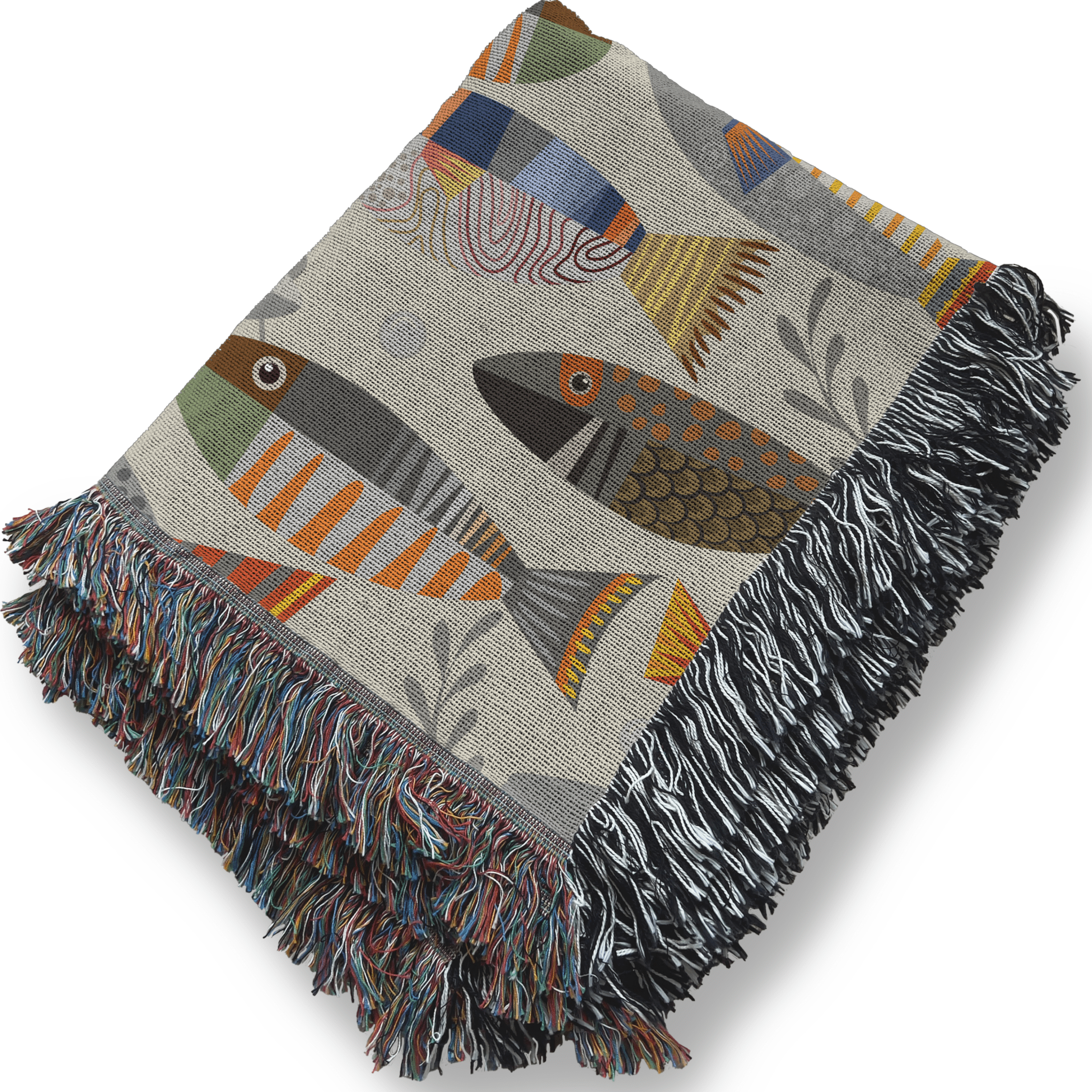 Fish Woven Blanket - Ceelily Inspire