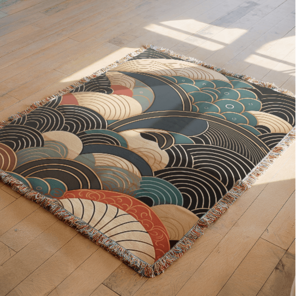 Japanese Woven Blanket - Ceelily Inspire