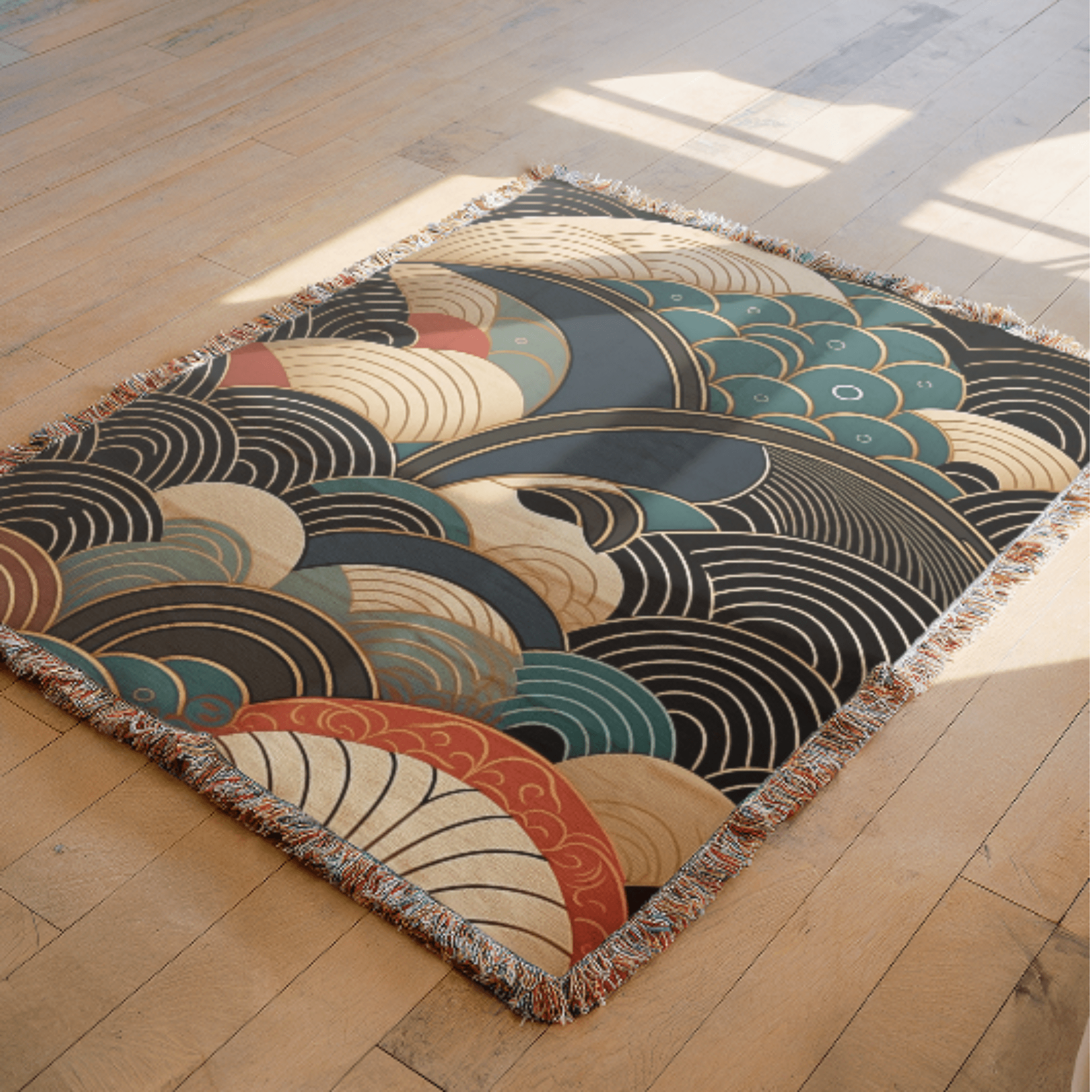 Japanese Woven Blanket - Ceelily Inspire