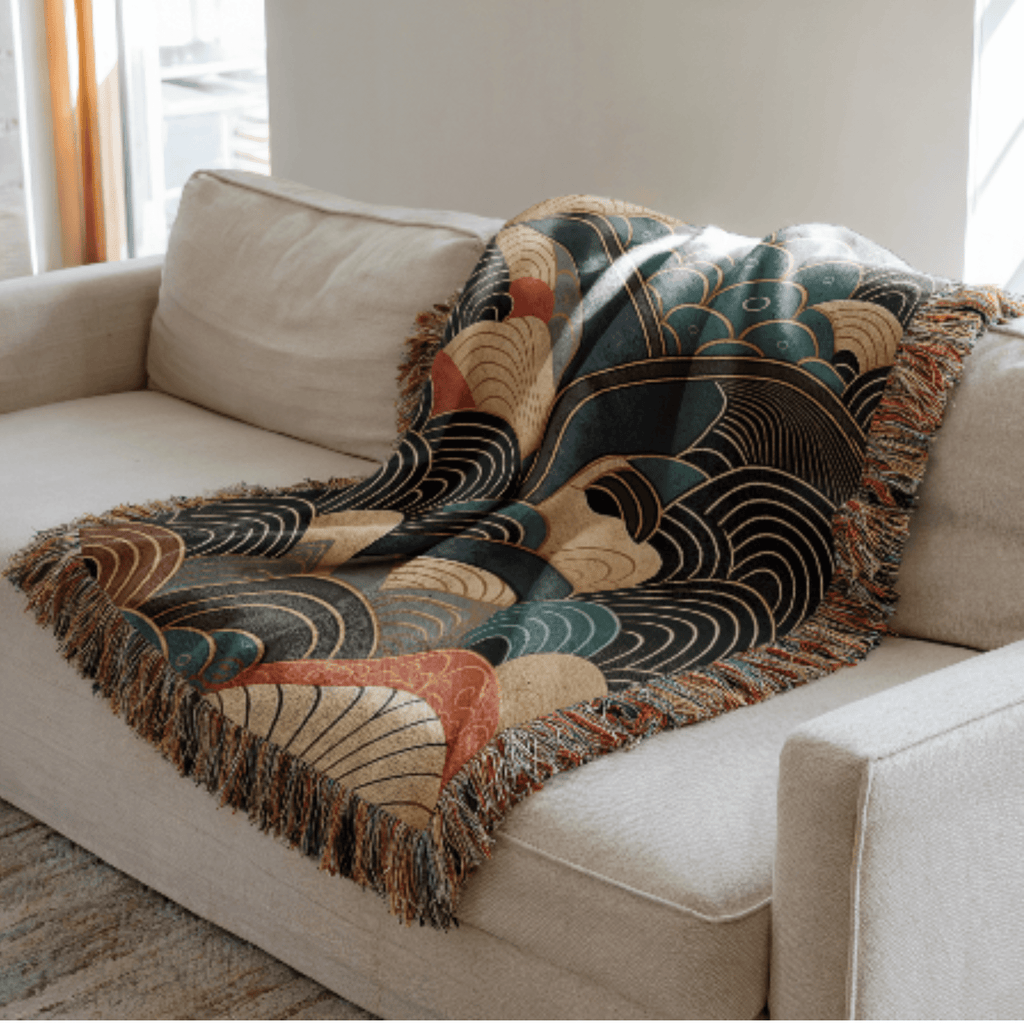 Japanese Woven Blanket - Ceelily Inspire