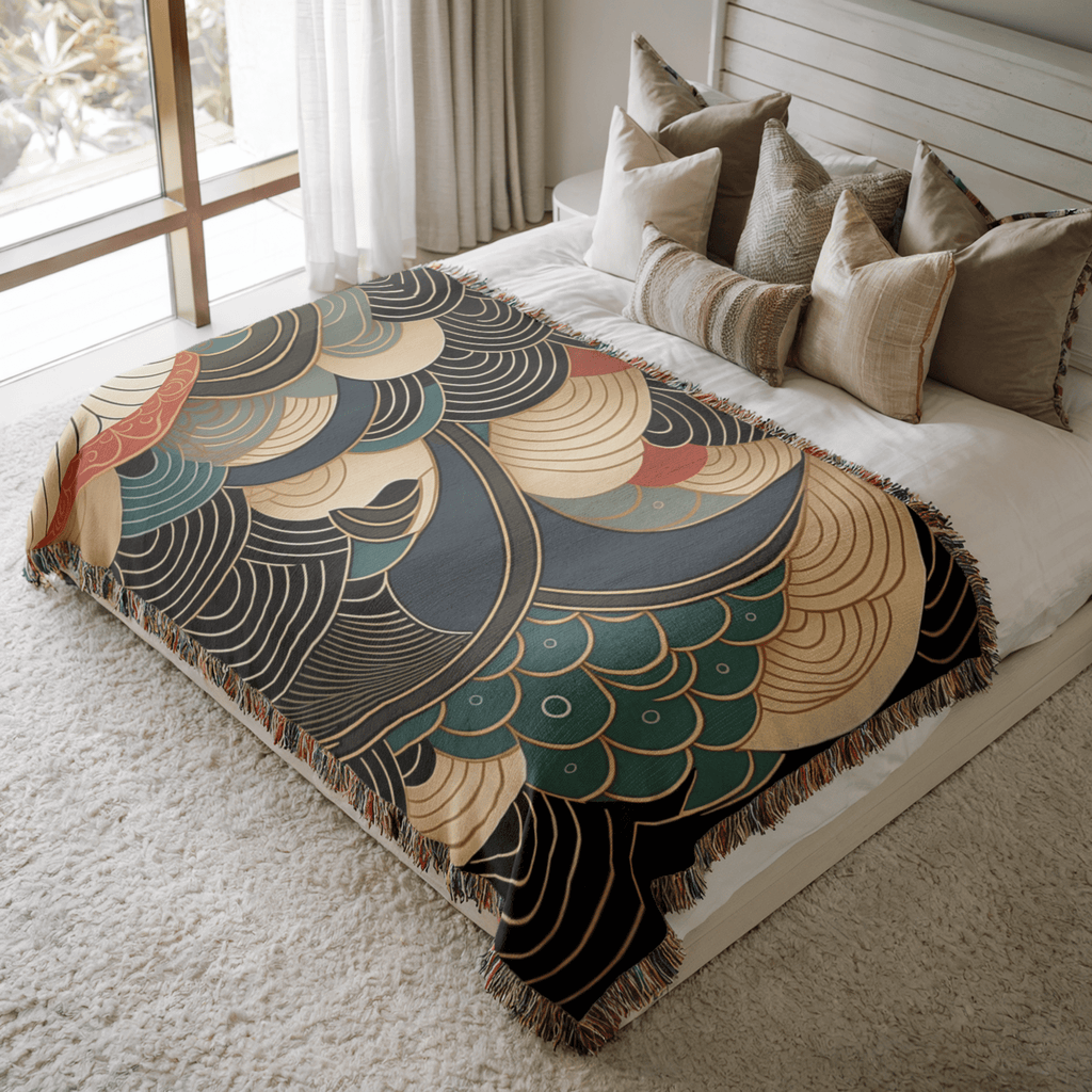 Japanese Woven Blanket - Ceelily Inspire