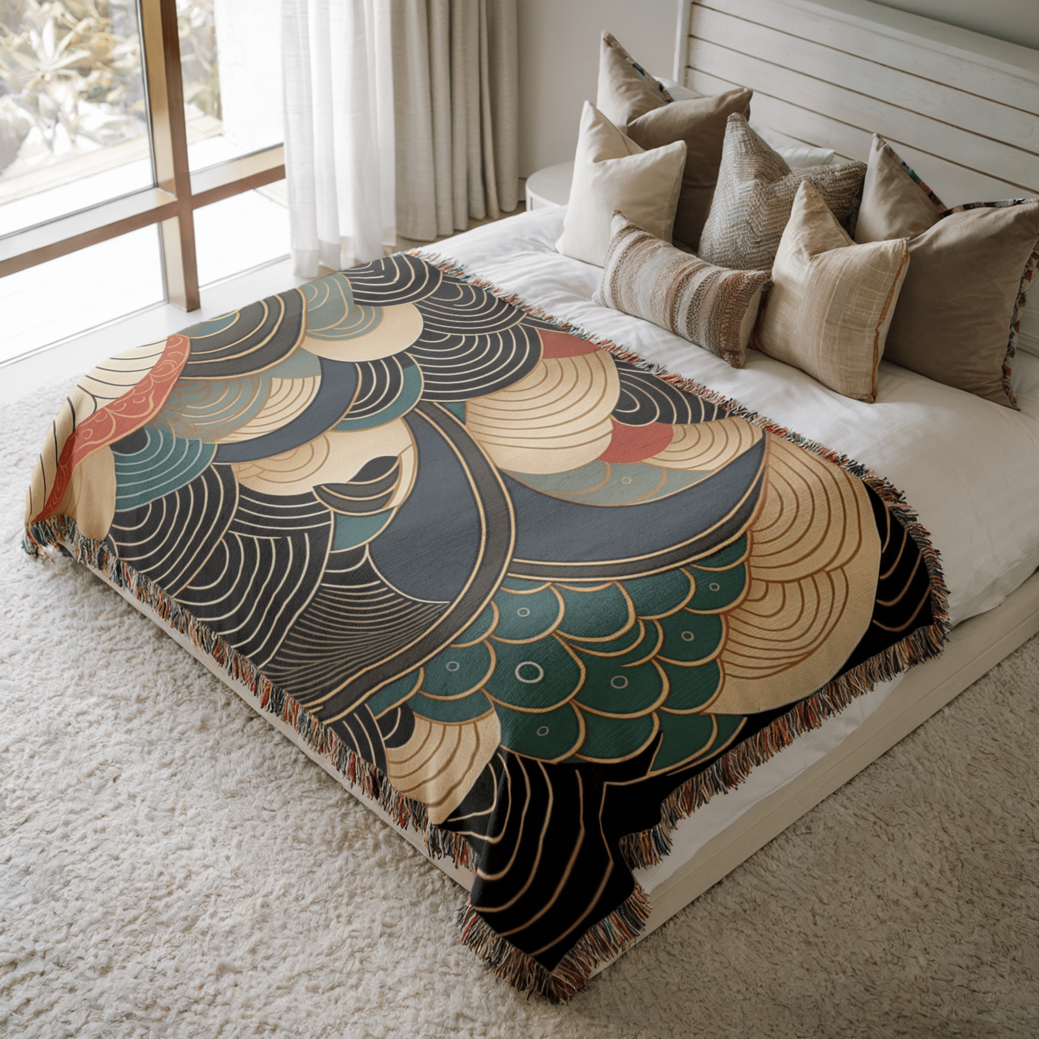 Japanese Woven Blanket - Ceelily Inspire