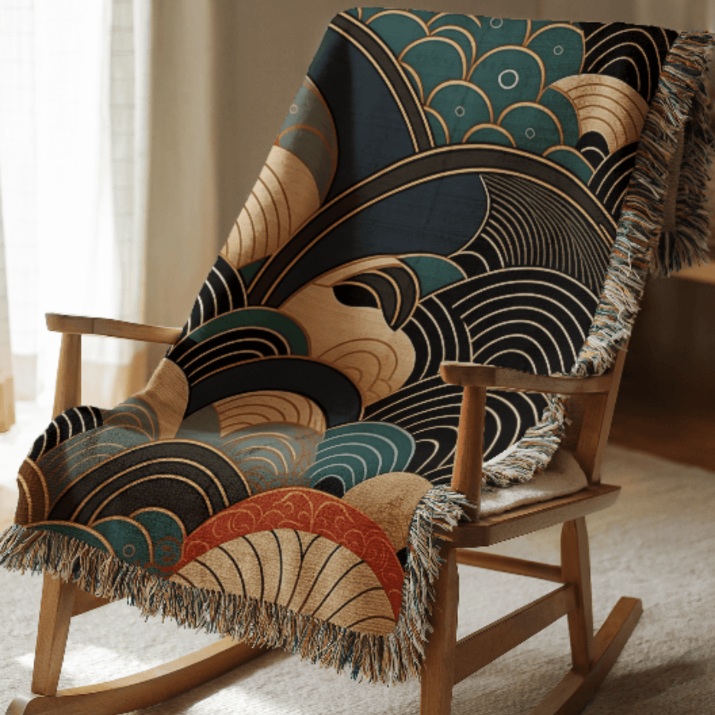 Japanese Woven Blanket - Ceelily Inspire