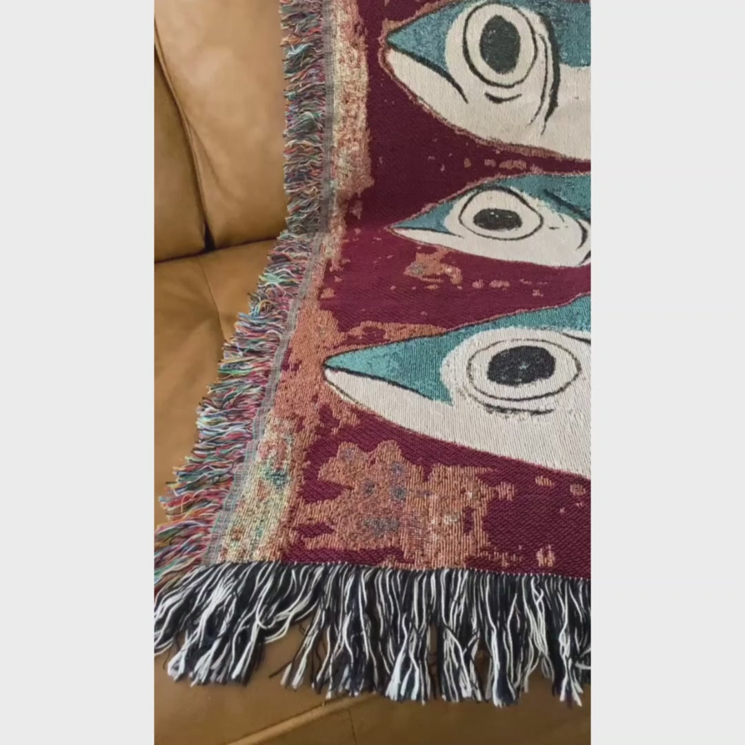 Sardines Woven Blanket